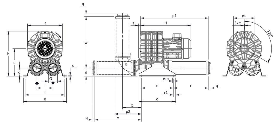 Габаритные размеры (чертеж) FPZ SCL K06 TS 5.5