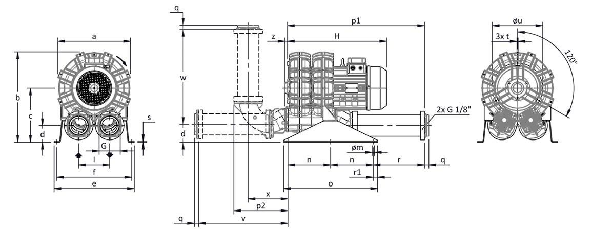 Габаритные размеры (чертеж) FPZ SCL K07 TS 5.5