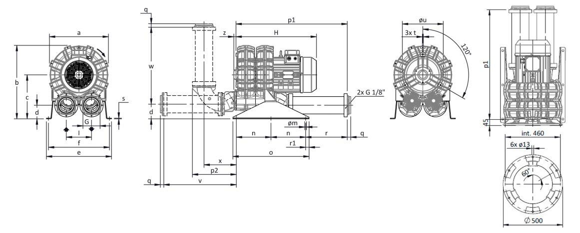 Габаритные размеры (чертеж) FPZ SCL K11 TS 18.5